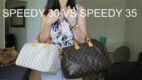 louis vuitton speedy 30 vs 35 size|louis vuitton speedy 30 measurements.